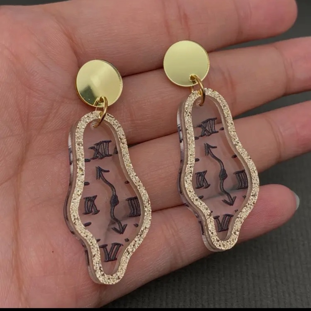Salvador Dali inspired earrings